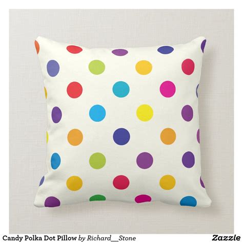 Candy Polka Dot Pillow Polka Dot Pillow Dot Pillow Pillows