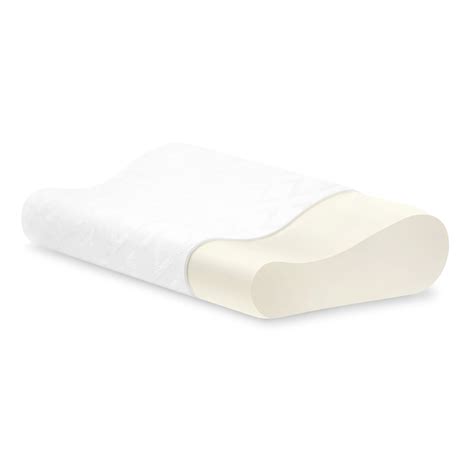 A memory foam pillow with polyester and bamboo blend cover maintains the natural curve of the neck thereby easing nights breathing. Malouf Memory Foam Contour Neck Pillow & Reviews | Wayfair