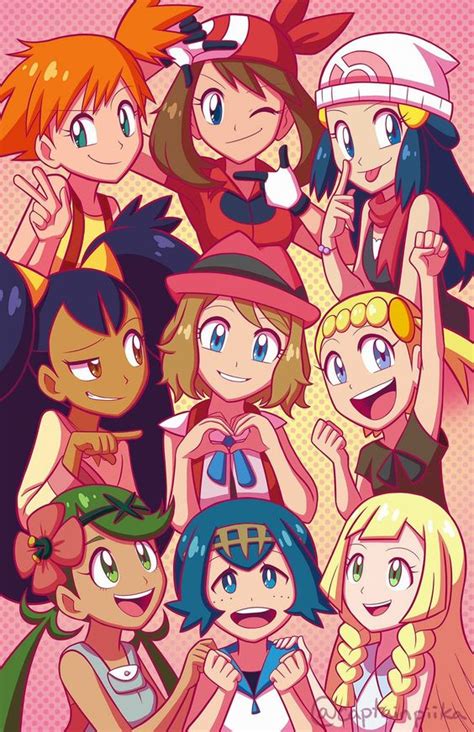 Girls Of Pokémon Girls Of Pokemon Fan Art 41421501 Fanpop