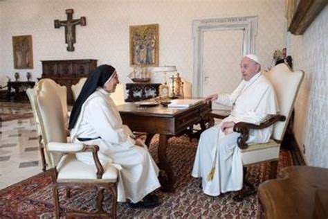 El Papa Francisco Se Reúne Con Sor Lucía Caram Que Lidera Proyectos