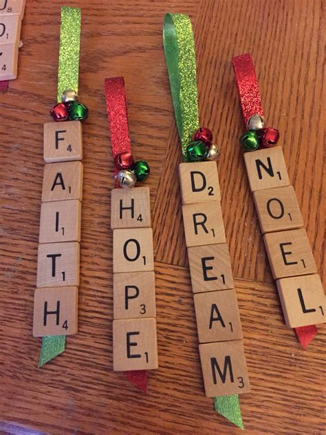 More Scrabble Ornaments Teacher Christmas Ts Ts For Teachers
