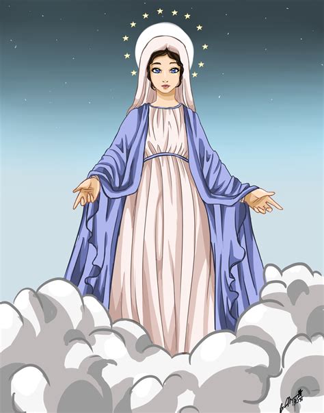 Mother S Day By Mizuno Suzuka On DeviantArt Virgen Caricatura
