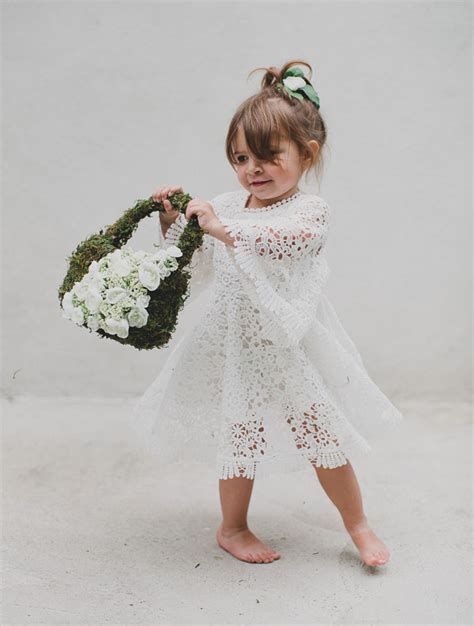 Diy Flower Girl Basket With Moss And Silk Flowers Green Wedding Shoes