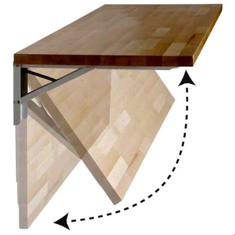 Brown Plywood Wall Mounted Folding Table At Rs 500 In Desuri Id