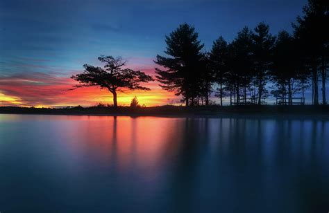 Detroit Point Blue Hour Sunrise Photograph By Ron Wiltse Pixels
