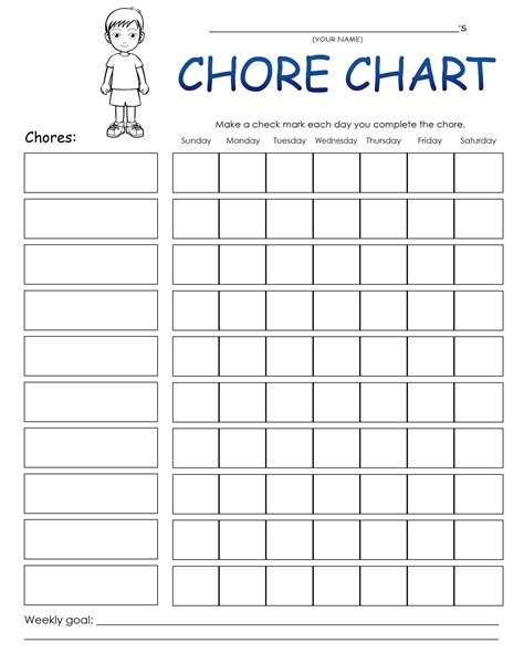 Printable Charts And Logs To Help You Keep Track Of Chores And More