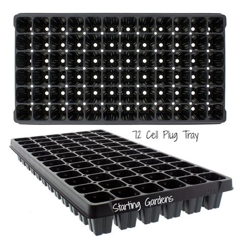 72 Cell Plug Trays Qty 10 Seed Starting Trays Cloning Propagatio