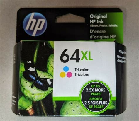 Hp 64xl N9j91an Tri Color Ink Cartridge For Sale Online Ebay