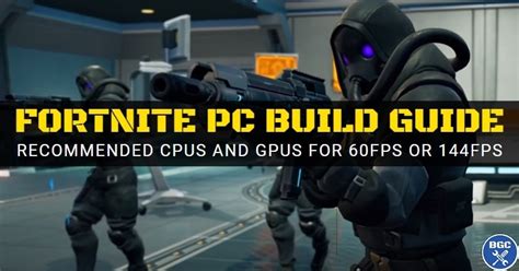 Build The Best Pc For Fortnite 60144240hz Requirements Cartizzle