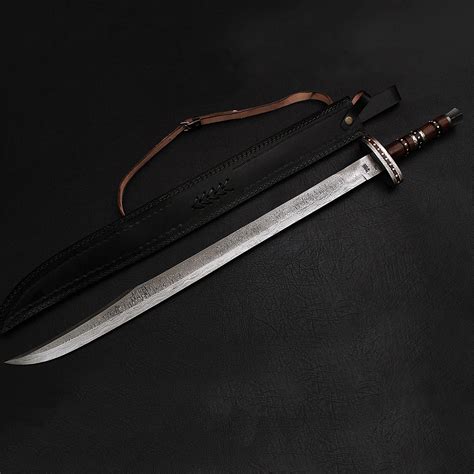 Damascus Imperial Sword Black Forge Touch Of Modern