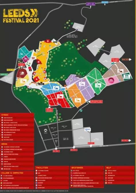 leeds festival map for 2021 released with stages campsites bars food stalls and more leeds live