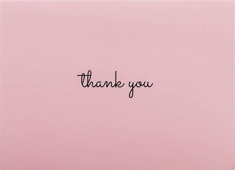 Blush Thank You Cards Pink Thank You Card Template Thank You Note