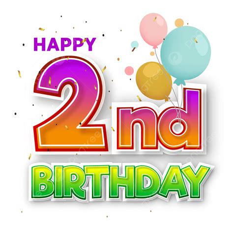 Top 99 2nd Birthday Logo Png Most Viewed And Downloaded