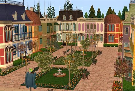Mod The Sims Victorian Town Square