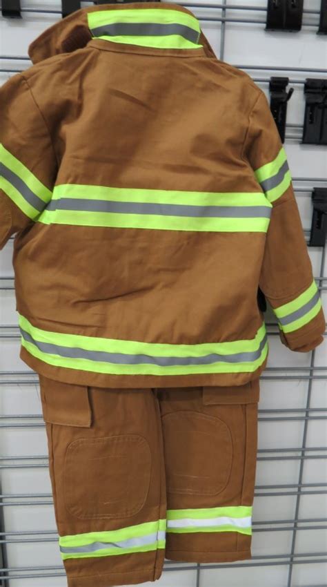 The term can refer, depending on the context, to just the trousers, boots and jacket, or to the entire combination of protective clothing. Real Firefighter Costume For Kids - Firefighter Halloween ...
