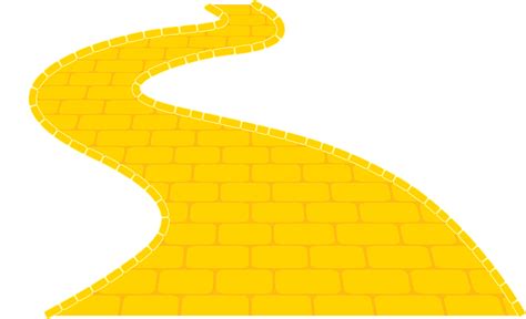 The Wizard Yellow Brick Road Clip Art Wizard Of Oz Png Download