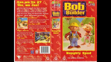 Opening To Bob The Builder Naughty Spud 2000 AU VHS YouTube