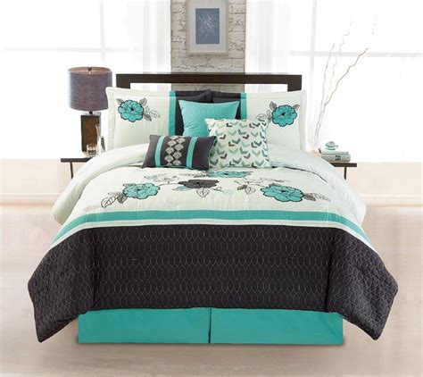 Unique Home 7 Piece Dulce Ruffled Bed In A Bag Clearance Bedding Comforter Duvet Set Fade