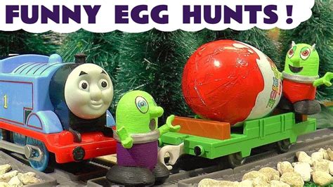 Funny Egg Hunts With Thomas Trains And The Funlings Youtube