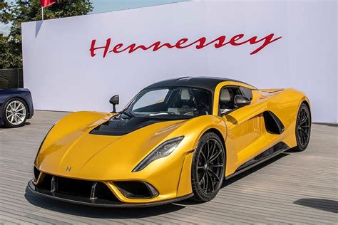 Hennessey Venom F5 Looks Stunning In Mojave Gold Carbuzz