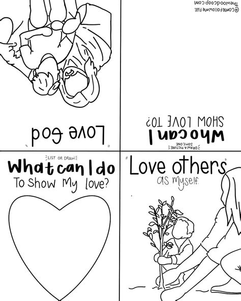 Love God Love Others Coloring Pages Phillipilhuang