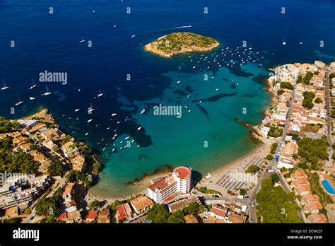 Sant Elm And Es Pantaleu Island Majorca Balearic Islands Spain Stock