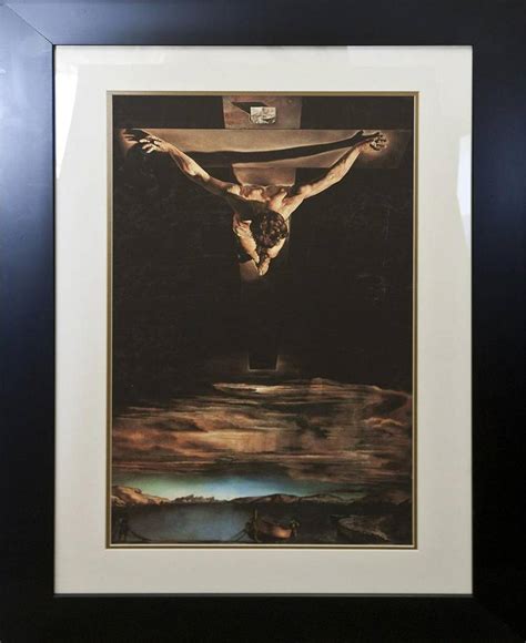 A Salvador Dali Christ St John On The Cross Limited Edition Lithograph