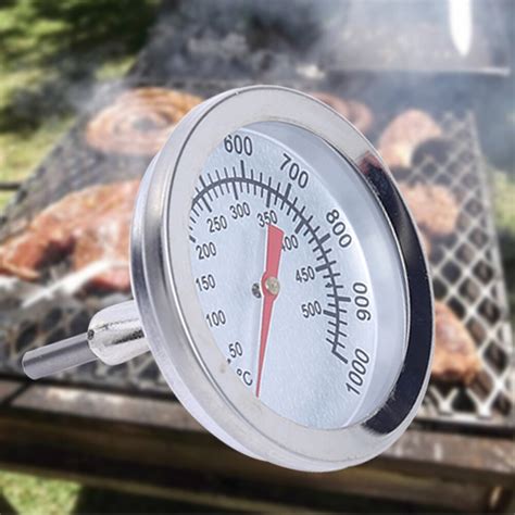 Stainless Steel Bbq Grill Smoker Thermometer Oven Food Meat Cook Temp