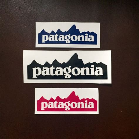 1x Patagonia Logo Inspired Vinyl Mountain Decal Sticker Waterproof