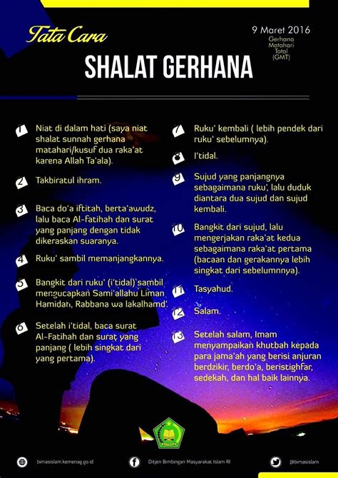 Mp3 duration 15:41 size 35.90 mb / santri mengaji 19. TATA CARA SHALAT GERHANA MATAHARI DAN BULAN | INFO PENDIDIKAN