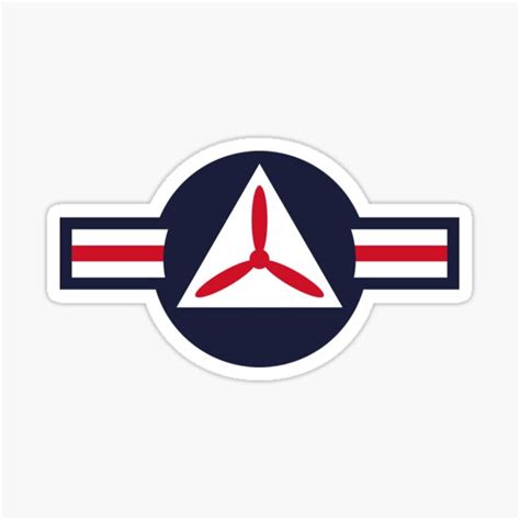 Civil Air Patrol Us Roundel Sticker For Sale By Wordwidesymbols