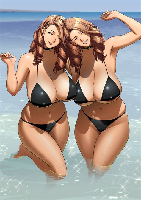 Ootake Nami And Mishima Yumi Twin Milf Drawn By Tatsunami Youtoku