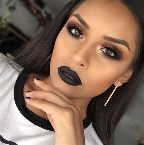 This Eye Makeup 😍😍😍 Even The Black Lip Is 🔥 Beautiful Makeup