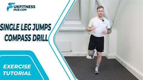 exercise tutorial single leg jumps compass drill youtube