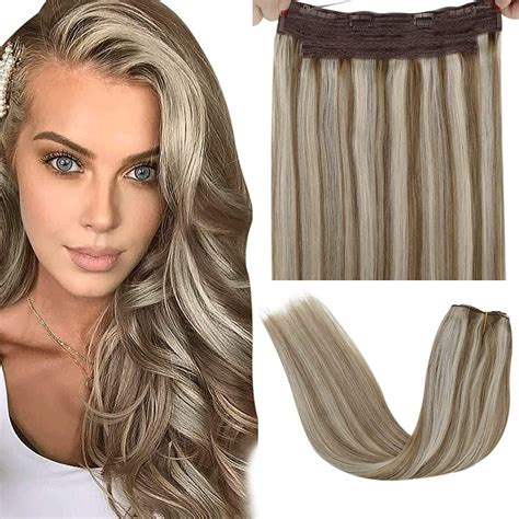 Secret Halo Hair Extensions Real Blonde Thick Hair Styles Real Human Hair Extensions