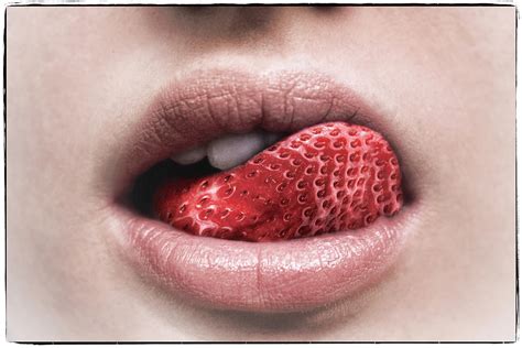 Strawberry Lick Digital Art By Kev Stanton