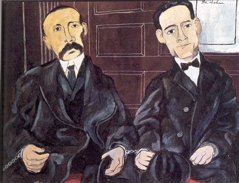 Learn more about the pair and their trial in this article. Stanze all'aria: Ben Shahn: Sacco e Vanzetti