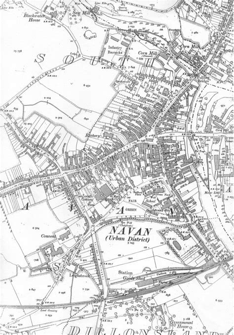 Navan Historical Society Street Maps Of Navan Town