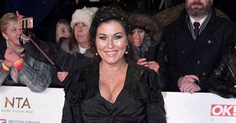 Jessie Wallace 47 Spills From All Angles In Racy Slashed Dress