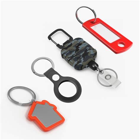 Keychains Collection 2 3d Model 34 3ds Obj Max C4d Ma Free3d