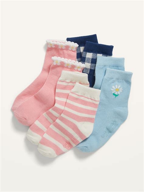 Crew Socks 4 Pack For Toddler And Baby Old Navy