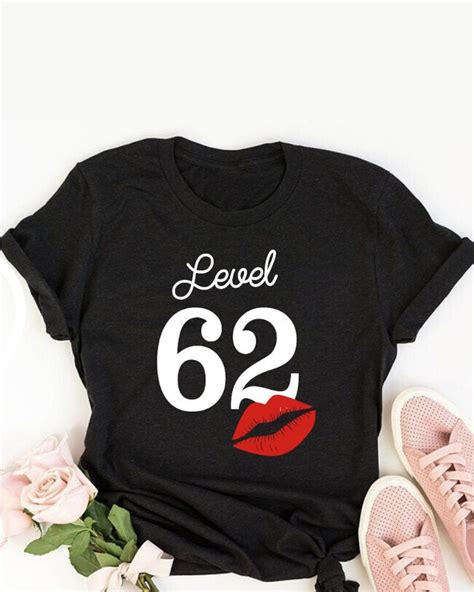 Level 62 62nd Birthday Shirt Ideas 62nd Birthday Shirts Etsy