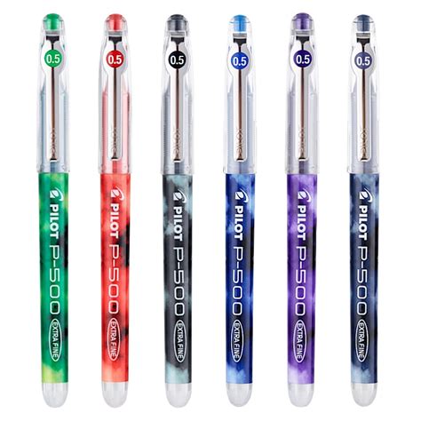 Perfect For Exam Pilot P500 Gel Pen 05mm Rolling Ball Pens Extra Fine