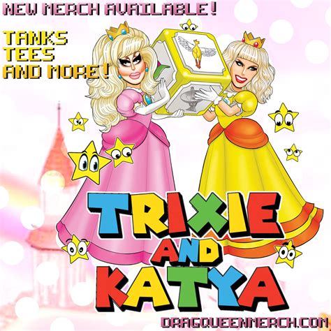 drag queen merch on twitter 🍄👸brand new👸🍄 trixiemattel and katya zamo merch available only at