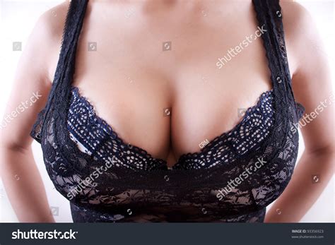 Busty Woman Bra Closeup Stock Photo Shutterstock