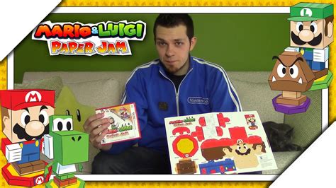 Mario And Luigi Paper Jam How To Build Papercraft Mario Luigi Yoshi