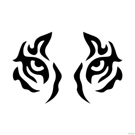 Free Fierce Tiger Vector EPS Illustrator PNG SVG Template Net