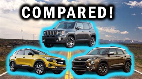 2021 Chevy Trailblazer Vs 2020 Jeep Renegade Vs 2021 Kia Seltos Youtube