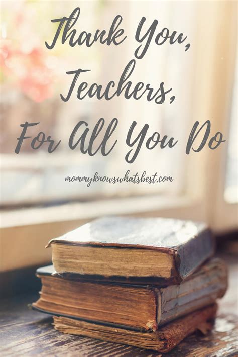 Thank you greeting card love mother's day flowers romantic romance birthday valentine's day flora. Thank You, Teachers: A Letter Thanking Teachers for All ...