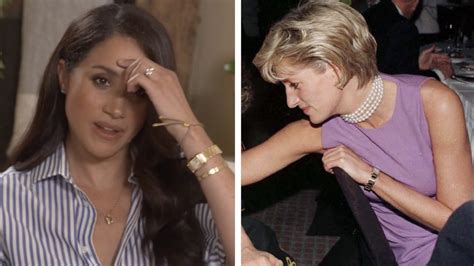 Meghan Markles Gold Cartier Watch Once Belonged To Princess Diana